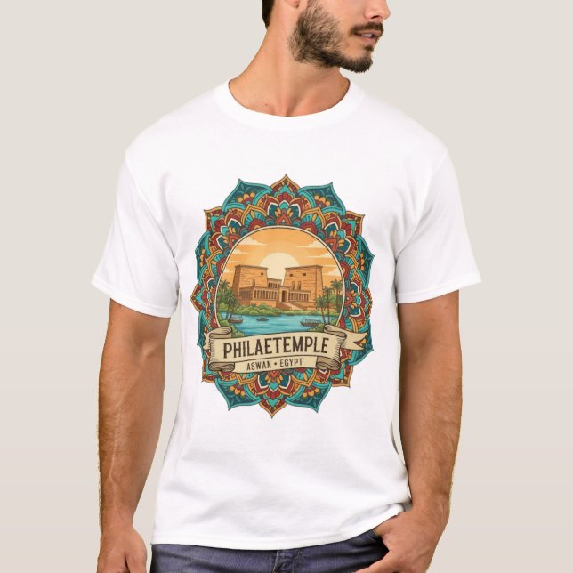 CAMISETA PHILAE TEMPLE ASWA (Anverso)