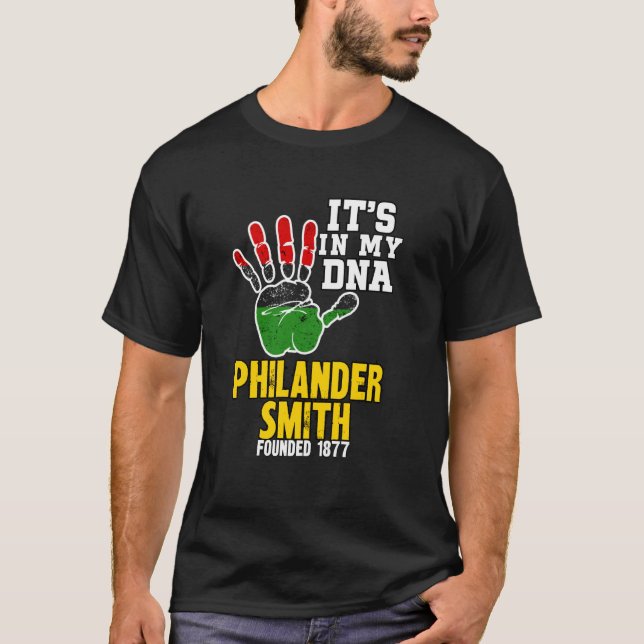 Camiseta Philander Smith, PSC, Diseño de recuerdo HBC (Anverso)