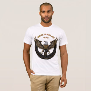 Camiseta Philippians 4:13 - Águila - Poder de fe de All43