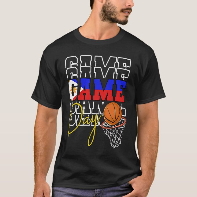 Camiseta Philippines Filipino Sport Basketball Basket Ball  (Anverso)