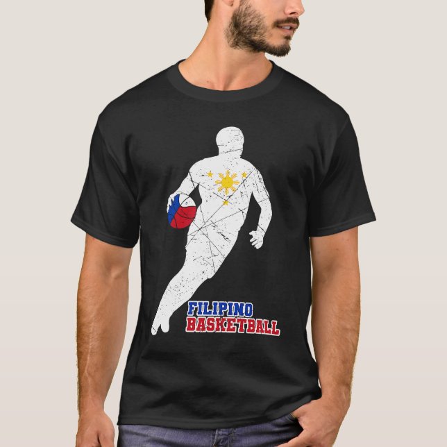 Camiseta Philippines Filipino Sport Basketball Basket Ball  (Anverso)