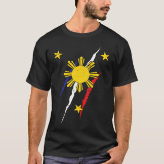 Camiseta Philippines Flag Filipino Filipina Pinoy Pride Nat