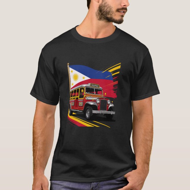 Camiseta Philippines Flag Proud Filipino Souvenir Philippin (Anverso)