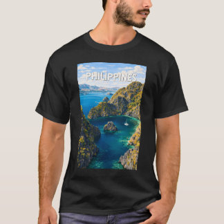 Camiseta Philippines Illustration Travel Art Vintage