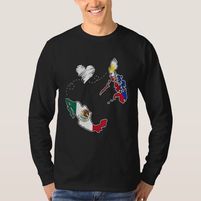 Camiseta Philippines Mexico Filipino Proud Mexipino Mexican (Anverso)