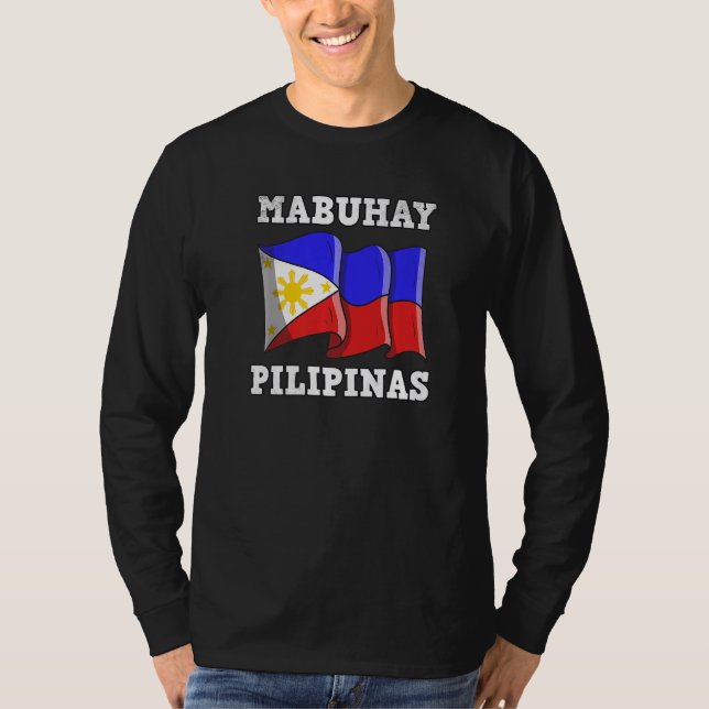 Camiseta Philippines Pinay Filipino Pride Country Flag Mabu (Anverso)