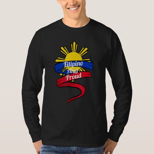Camiseta Philippines Pinoy Pinay Filipino Filipina Pride Pr (Anverso)