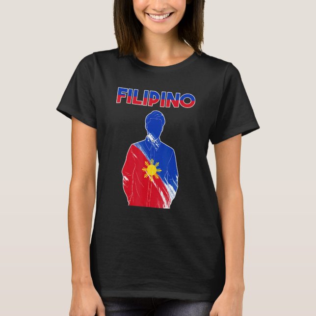 Camiseta Philippines Pinoy Pinay Filipino Filipina Pride Pr (Anverso)