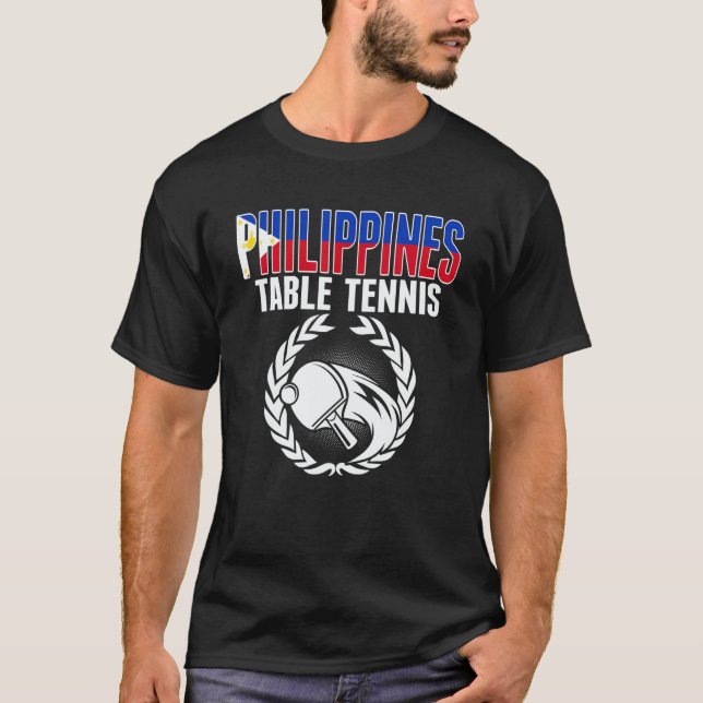 Camiseta Philippines Table Tennis Fans Philippine Ping Pong (Anverso)