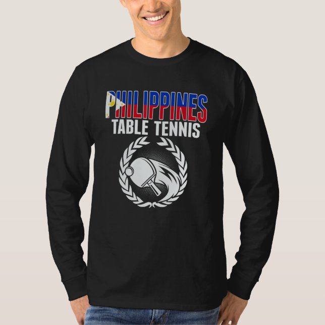 Camiseta Philippines Table Tennis Fans Philippine Ping Pong (Anverso)