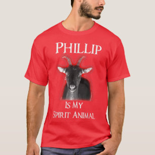 Camiseta Phillip es mi animal espiritual negro