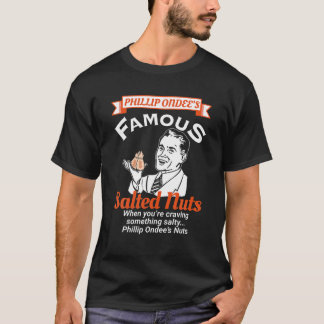 Camiseta Phillip Ondees Nuts - Humor Divertido Para Adultos