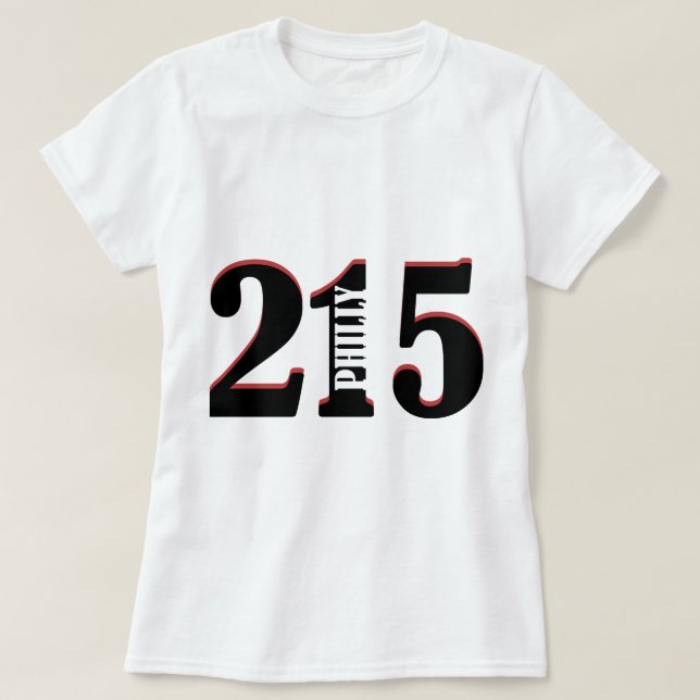 Camiseta Philly 215 (Diseño del anverso)