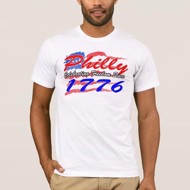 Camiseta Philly celebra la libertad desde 1776 (Anverso)