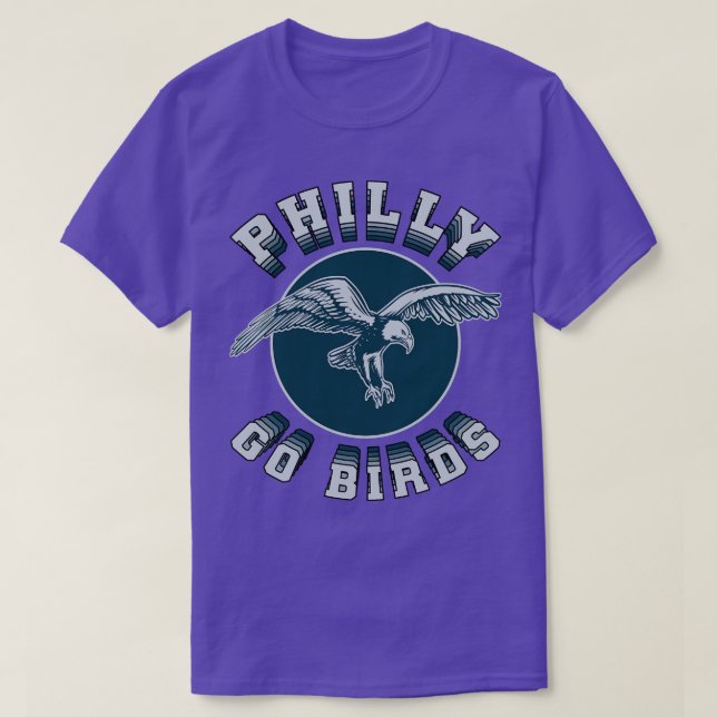 Camiseta Philly Eagles Go Birds (Diseño del anverso)