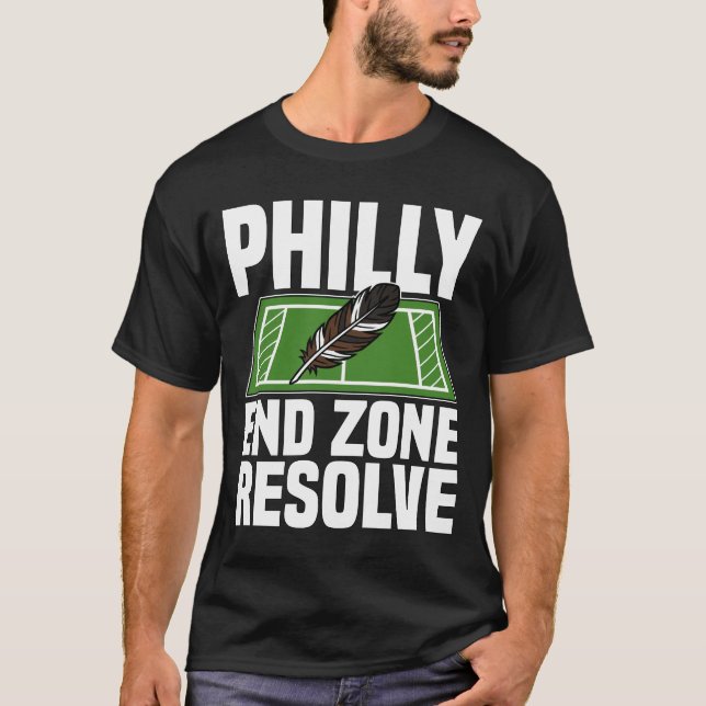 CAMISETA PHILLY END ZONE RESOLVE - PHILADELPHIA FOOTBALL (Anverso)