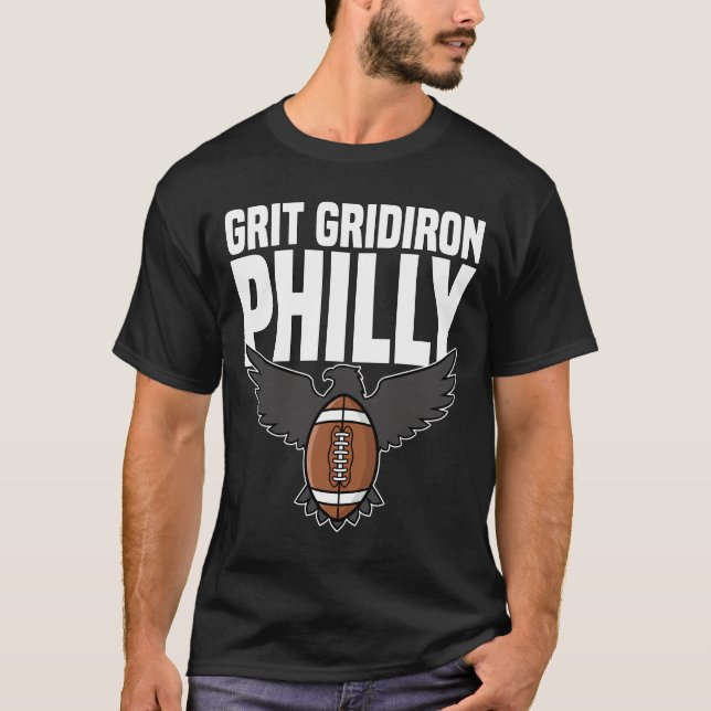 CAMISETA PHILLY GRIT GRIDIRON - PHILADELPHIA FOOTBALL (Anverso)