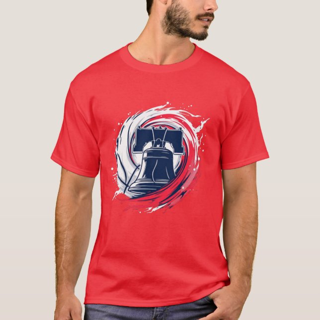 Camiseta Philly Hoop Liberty: El básquetbol conoce la liber (Anverso)