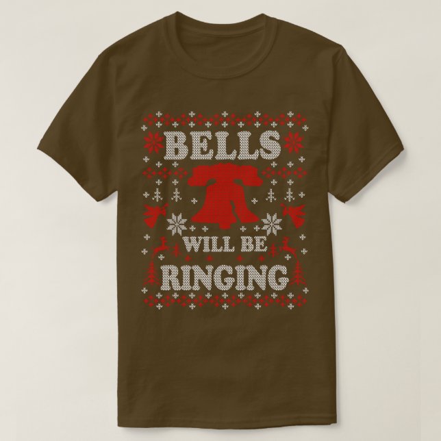 Camiseta Philly Liberty Bell Philadelphia Bells será Rin (Diseño del anverso)