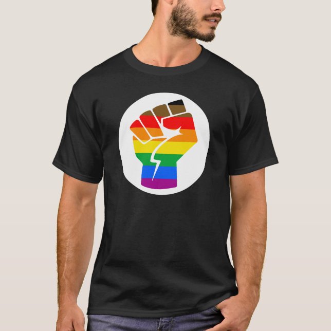 Camiseta Philly Pride Fist (Anverso)