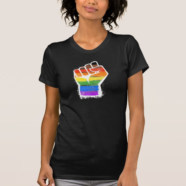 Camiseta Philly Pride Fist (Anverso)