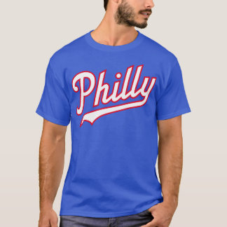 Camiseta Philly Script BlueWhiteRed