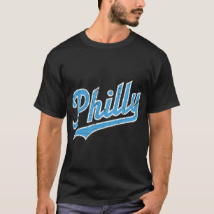 Camiseta Philly Script - Borgoña