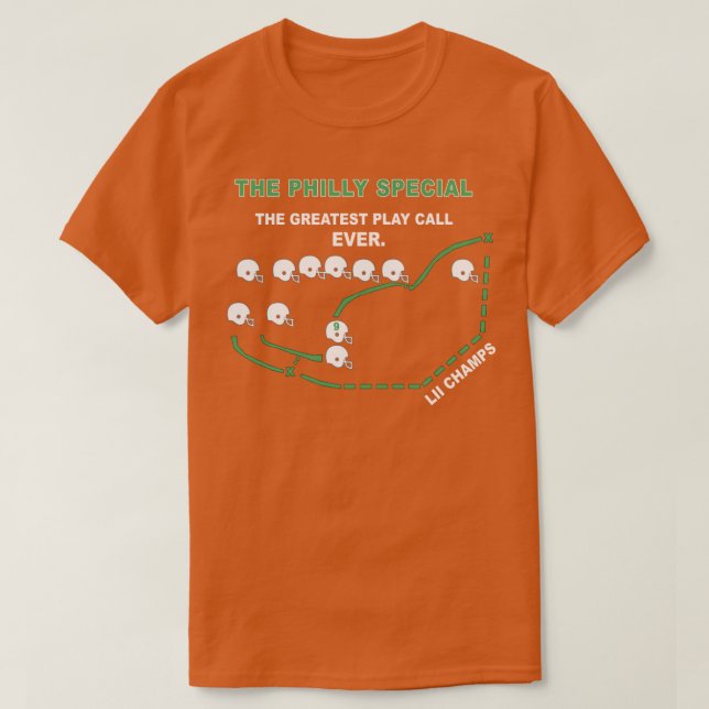 Camiseta Philly Special 3 (Diseño del anverso)
