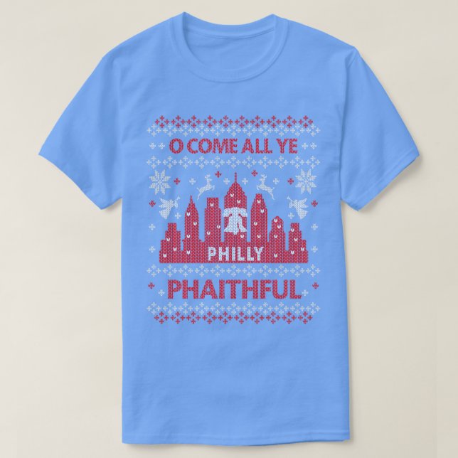 CAMISETA PHILLY UGLY NAVIDADES FIESTA SUDOR PHILADELPHIA F (Diseño del anverso)