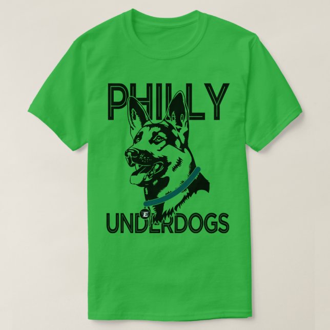 Camiseta Philly Underdogs - Pastoral alemán (Diseño del anverso)