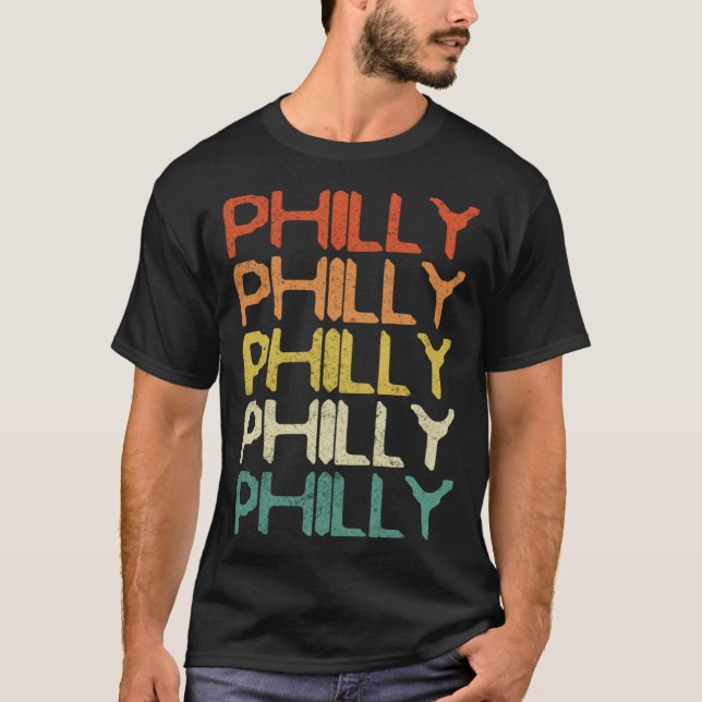 Camiseta Philly Vintage Retro  7 (Anverso)