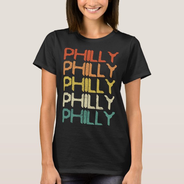 Camiseta Philly Vintage Retro  7 (Anverso)