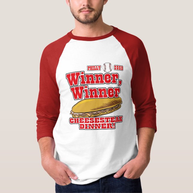 Camiseta Philly Winner Cheesesteak Dinner (Anverso)