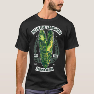 Camiseta Philodendron Billietiae Hojas variadas de botánico