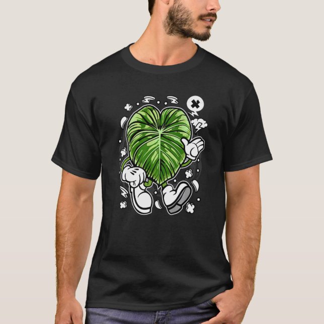 Camiseta Philodendron Dean Mcdowell Oldcartoon Botany (Anverso)