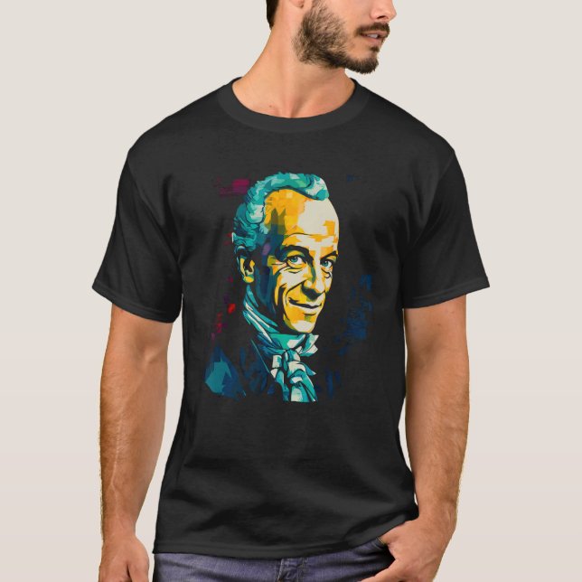 Camiseta Philosophy Brand Immanuel Kant Philosopher (Anverso)