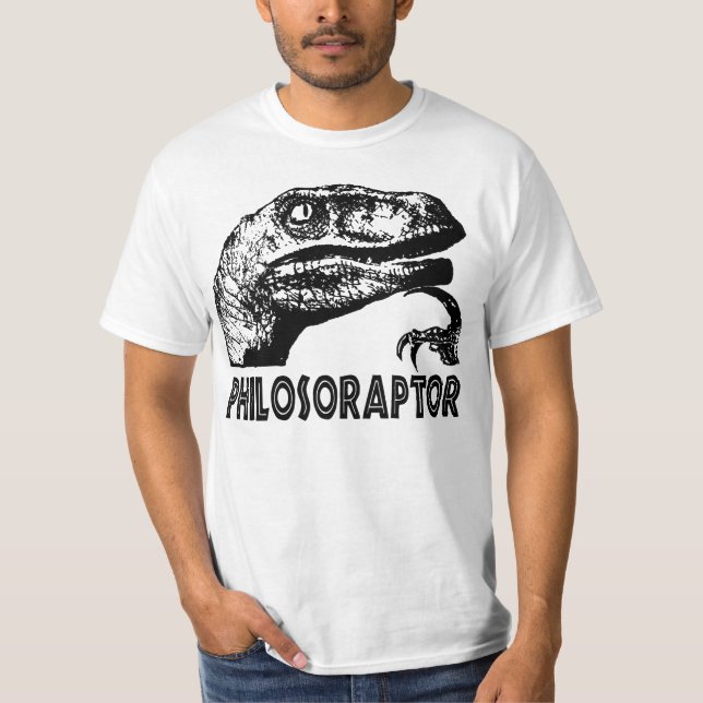 Camiseta Philosoraptor (Anverso)