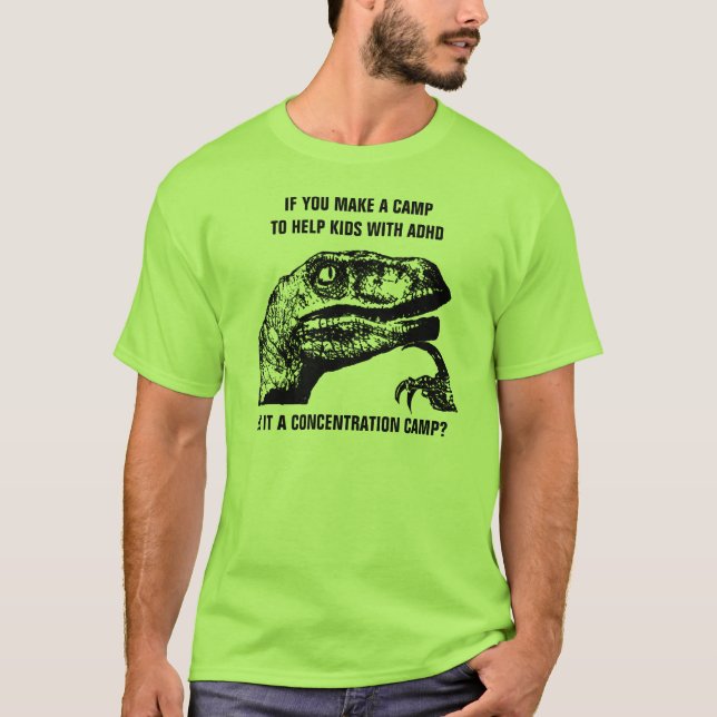 Camiseta Philosoraptor ADHD (Anverso)