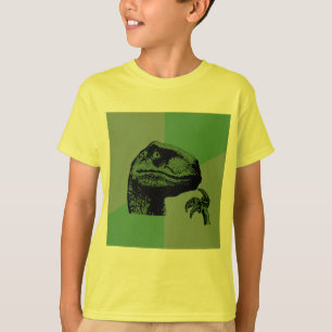 Camiseta Philosoraptor en blanco
