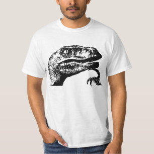 Camiseta Philosoraptor ningún texto
