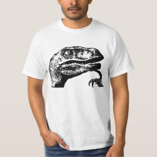 Camiseta Philosoraptor ningún texto