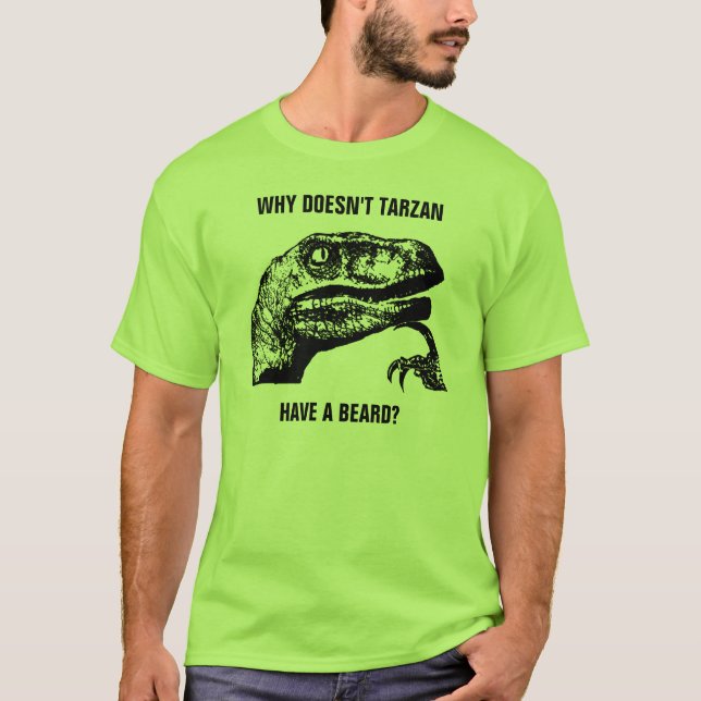Camiseta Philosoraptor Tarzan (Anverso)