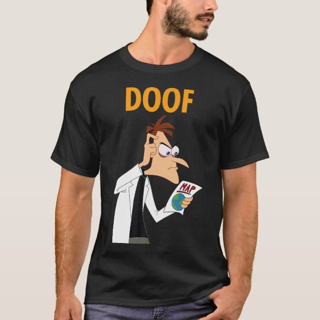 Camiseta Phineas Y Vela Ferbia Contra La Puerta Del Univers (Anverso)