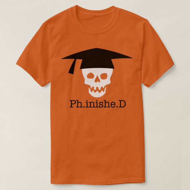 Camiseta PhinisheD (Diseño del anverso)