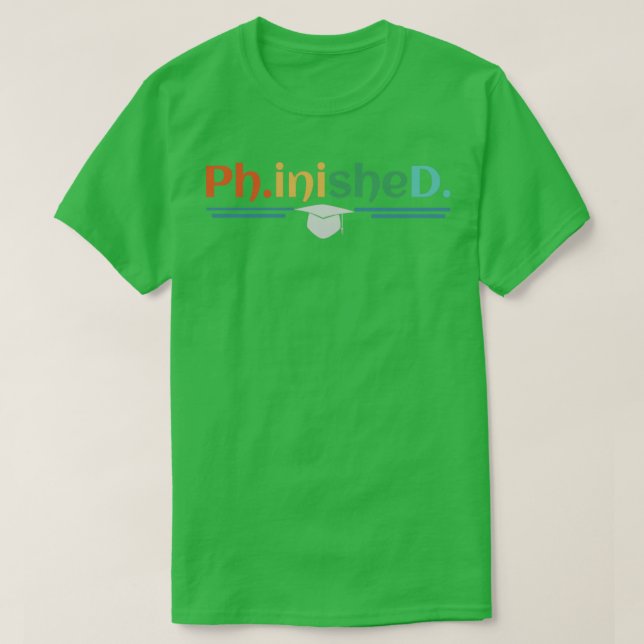Camiseta PhinisheD (Diseño del anverso)