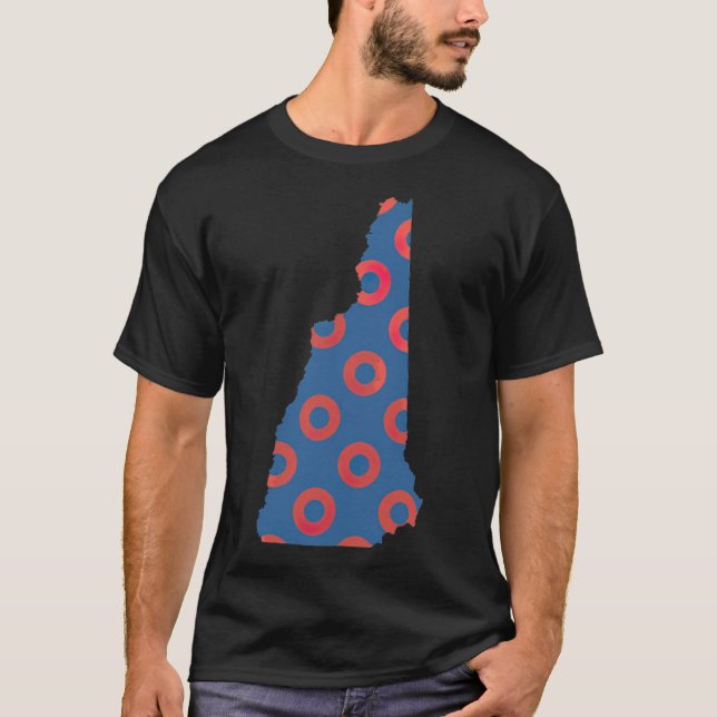 Camiseta Phish Fishman Donut New Hampshire ecavator boy don (Anverso)