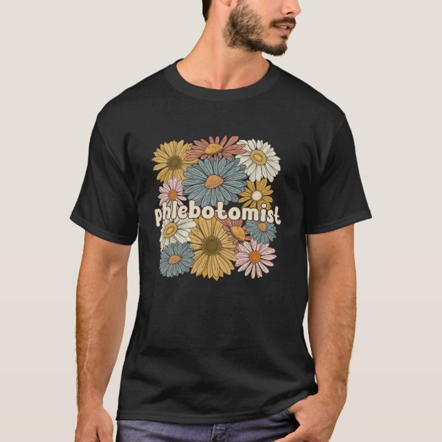 Camiseta Phlebotomist Groovy Phlebotomy Phlebotomist Squad (Anverso)
