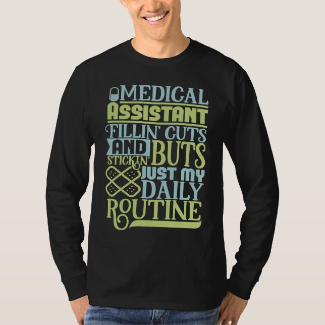 Camiseta Phlebotomy lab technician medical assistant & Phle (Anverso)