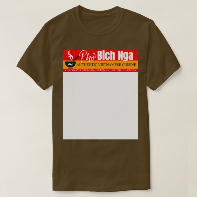 Camiseta Pho Bich Nga Cocina Vietnamita (Diseño del anverso)