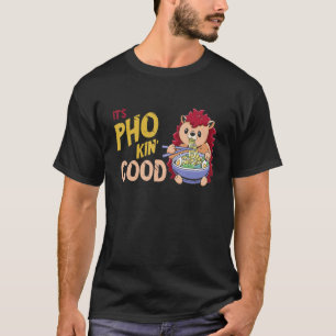 Camiseta Pho Bowl Hedgehog Buena Comida Vietnamita Pun J
